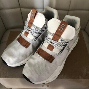 ON Running Cloudnova Women Shoes White Pearl